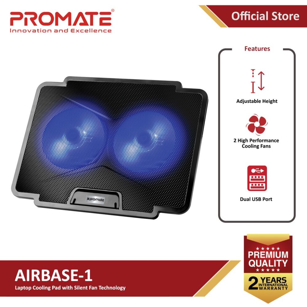 کول پد گیمینگ پرومیت Promate airbase1 cooling pad - Image 2