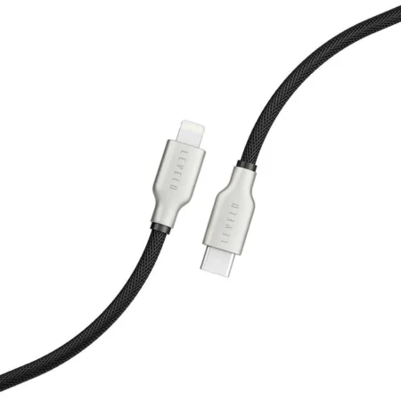 کابل تایپ سی به لایتنینگ لولو Levelo USB-C to Lightning Weave Net Cable