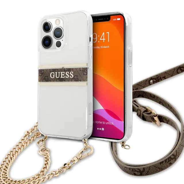 قاب آیفون سی جی طرح شفاف CG Iphone guess Case