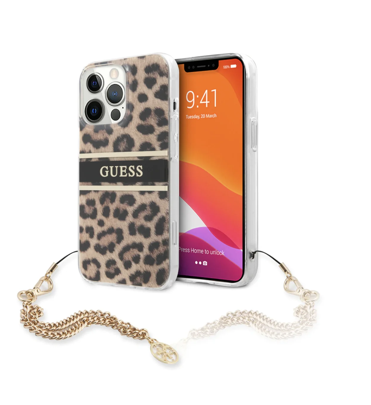 قاب آیفون سی جی طرح پلنگی CG mobile leopard