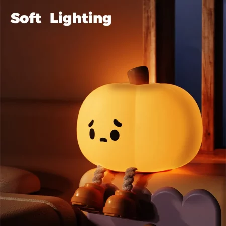 چراغ خواب ضربه ای طرح کدو Sleep Lamp