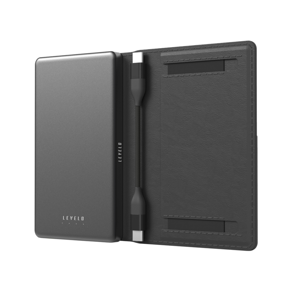 پاوربانک + جاکارتی لولو Levelo Vermont 3in1 Wallet Powerbank - Image 1