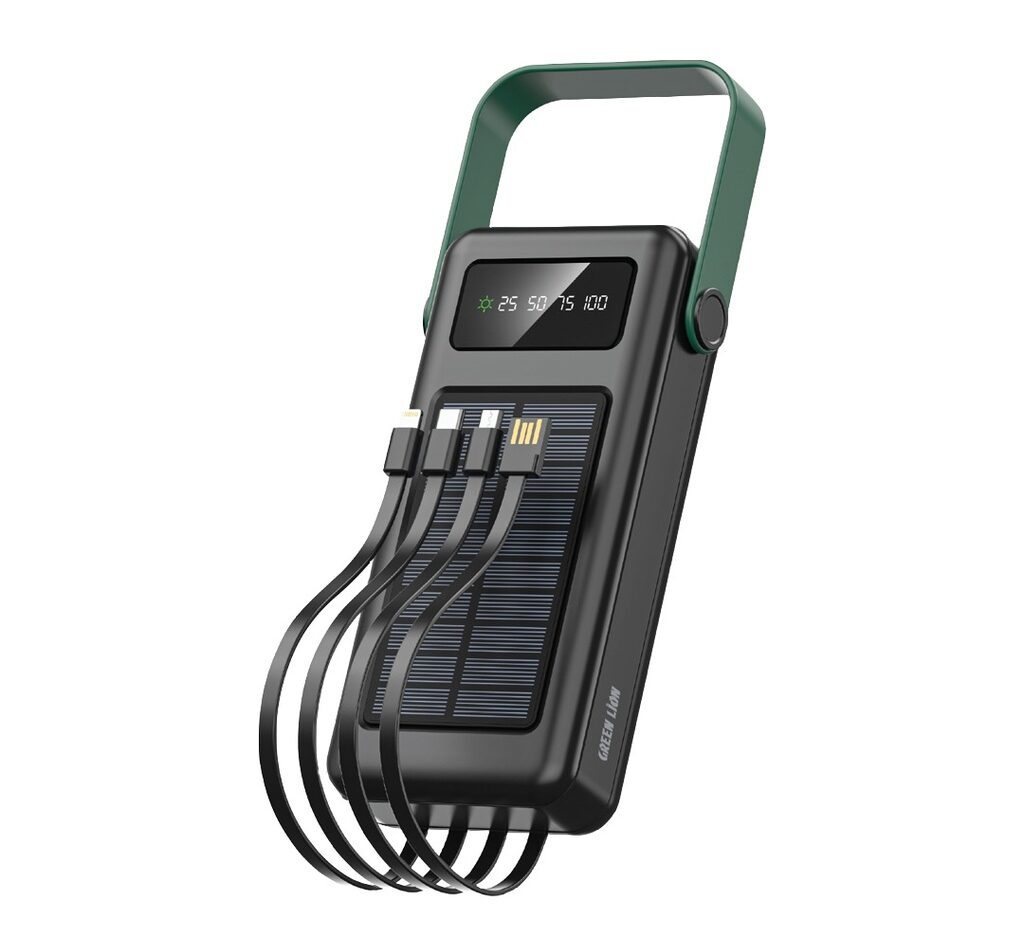 پاوربانک 30000mAh گرین لاین مدل Solar Max