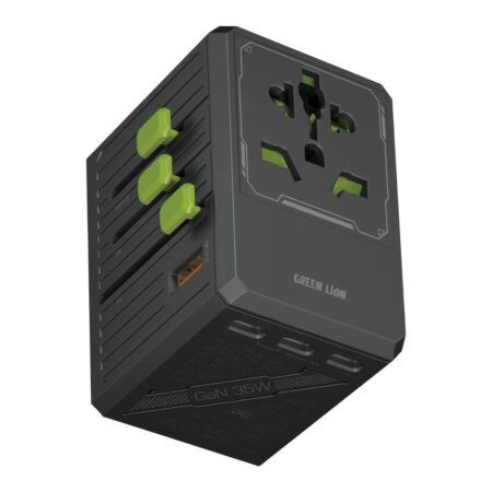 Green Lion GaN Adapter 35W 6 in 1 and 2 in 2 Cable
