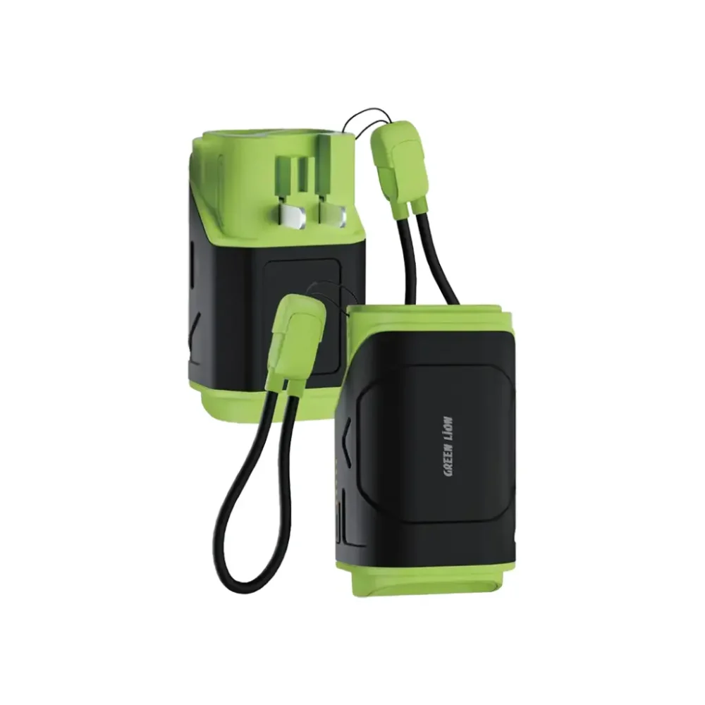 پاوربانک + آداپتور ۱۰ هزار گرین لاین Green Lion TraveX Power Bank 10000mAh - تصویر 2