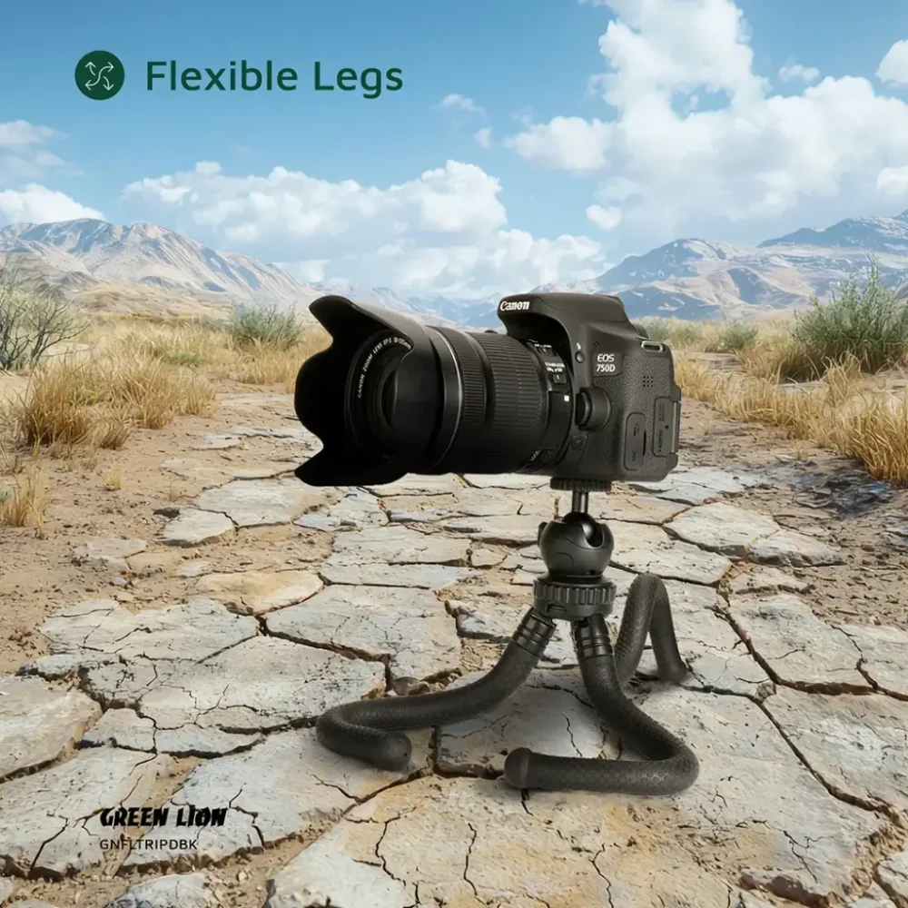پایه نگهدارنده منعطف موبایل گرین لاین Green Lion Flexible Tripod with Foam Grips - تصویر 7