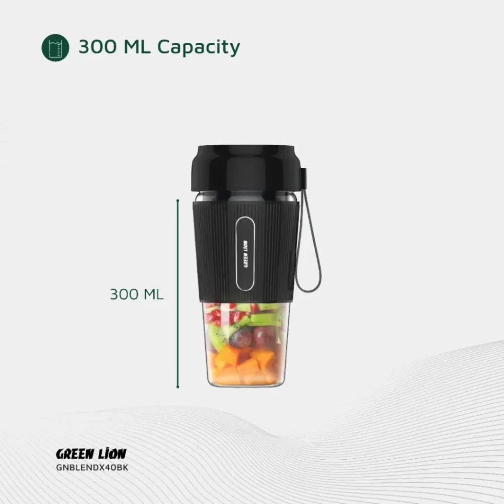 شیکر (میکسر) شارژی گرین لاین Green Lion G-Blend X Portable Juicer 300ml - تصویر 7