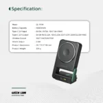 پاوربانک ۱۰۰۰۰ وایرلس مناسب گوشی و اپل واچ گرین لاین Green Lion 10000mah Rotex Wireless Powerbank - تصویر 9