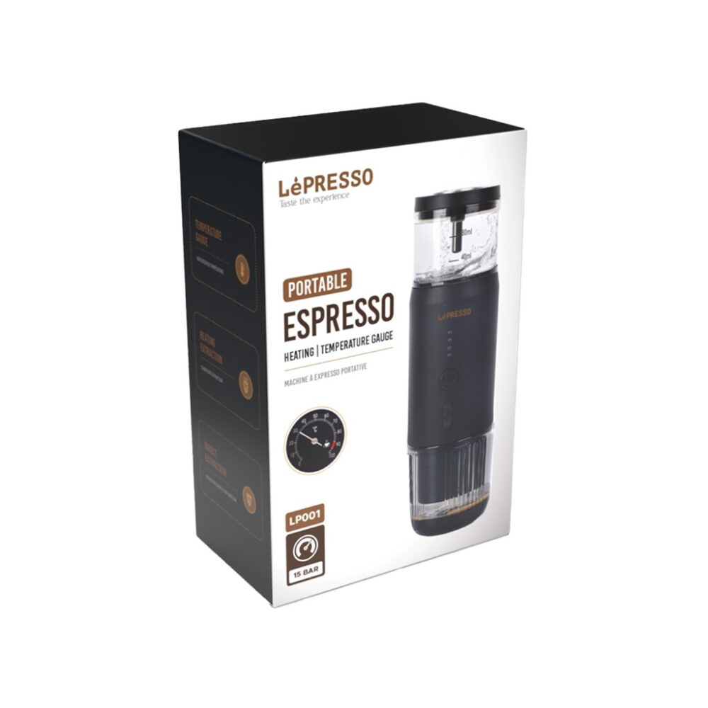 قهوه ساز ۲ در ۱ مسافرتی( + حرارت سنج) لپرسو LePresso Portable Espresso Machine With Thermal Meter - تصویر 2