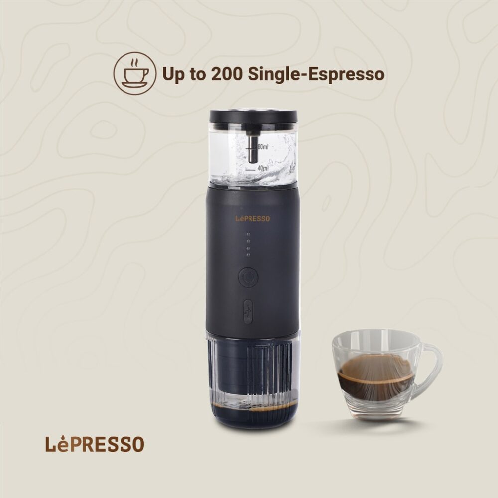 قهوه ساز ۲ در ۱ مسافرتی( + حرارت سنج) لپرسو LePresso Portable Espresso Machine With Thermal Meter - تصویر 7