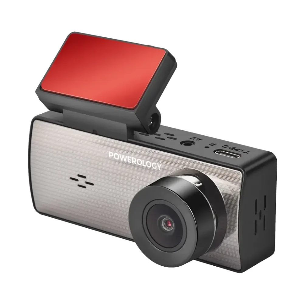 دوربین ثبت وقایع (دشکم) جلو و عقب پاورلوژی Powerology 3.16" IPS Bullet Head Dash Camera with Front 2K and Rear 1K resolution - تصویر 2