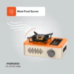 گاز مسافرتی کمپینگ پرودو Porodo Lifetsyle 3200W Portable Burner Gas Stove - تصویر 2