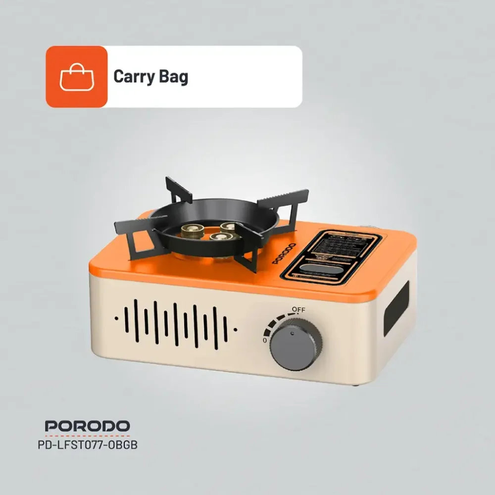 گاز مسافرتی کمپینگ پرودو Porodo Lifetsyle 3200W Portable Burner Gas Stove - تصویر 4