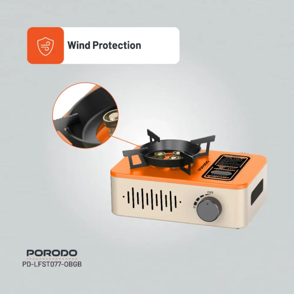 گاز مسافرتی کمپینگ پرودو Porodo Lifetsyle 3200W Portable Burner Gas Stove - تصویر 6