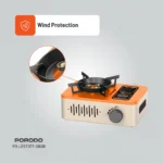 گاز مسافرتی کمپینگ پرودو Porodo Lifetsyle 3200W Portable Burner Gas Stove - تصویر 6