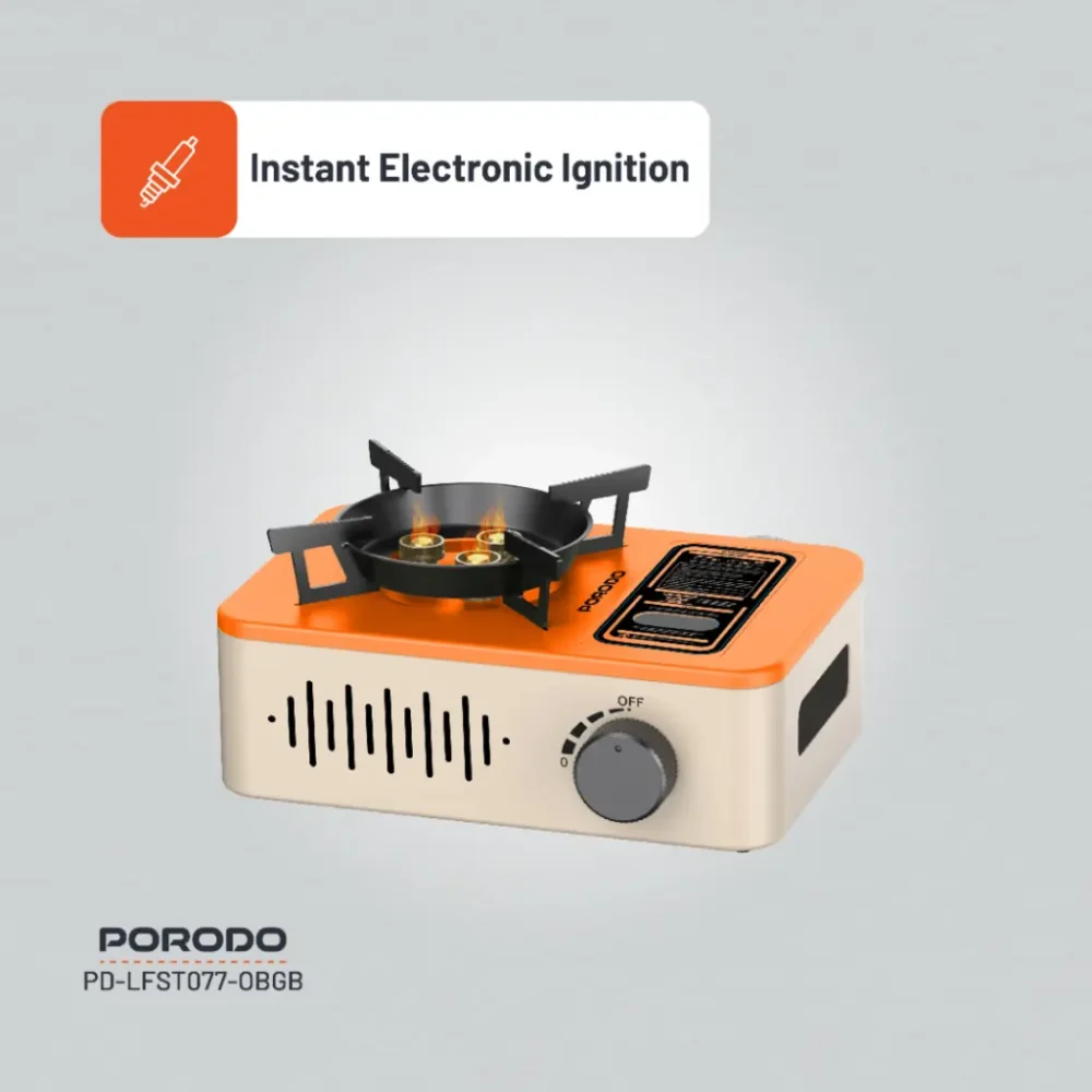 گاز مسافرتی کمپینگ پرودو Porodo Lifetsyle 3200W Portable Burner Gas Stove - تصویر 9
