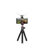 پایه موبایل و دوربین منعطف پرودو Porodo Table Tripod with Phone Holder - تصویر 2