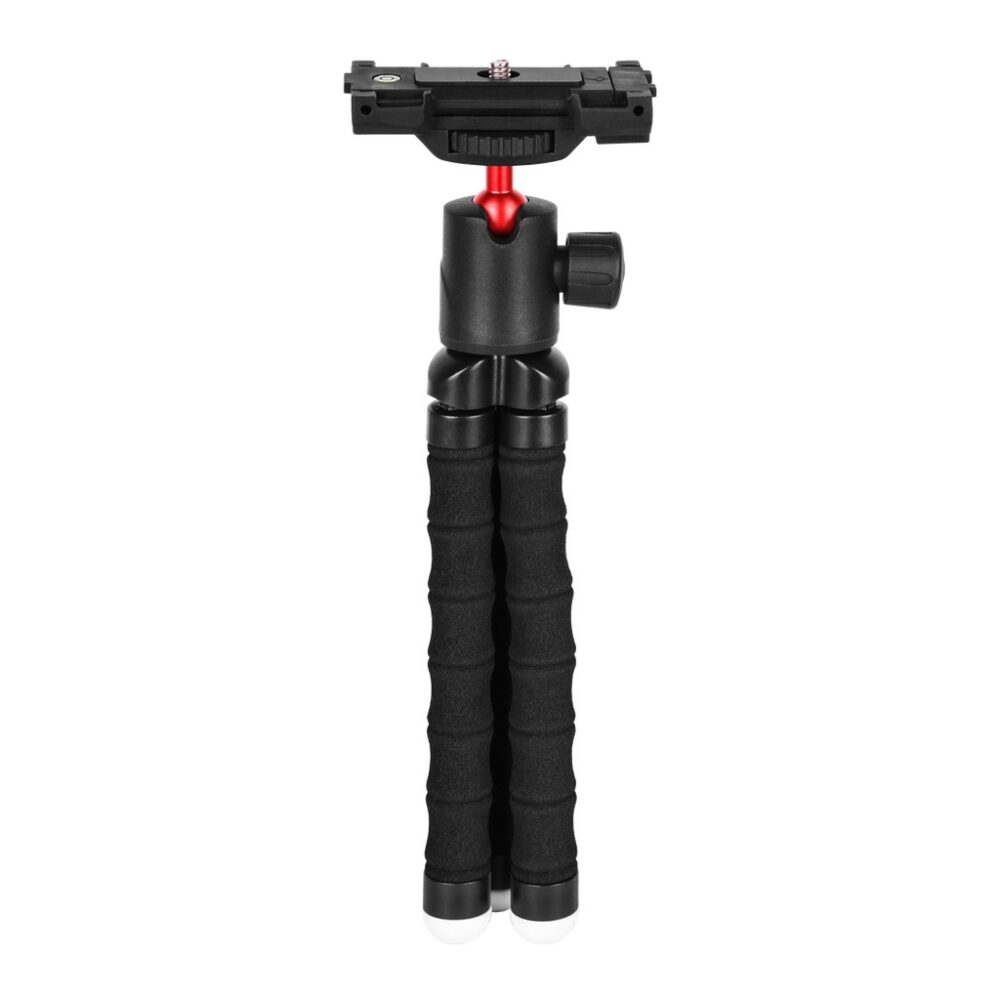 پایه موبایل و دوربین منعطف پرودو Porodo Table Tripod with Phone Holder - تصویر 3