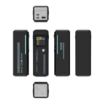 پاوربانک ۱۴۰ واتی ۲۷۰۰۰ میلی آمپر پاورلوژی Powerology 140W Dual Channel Smart Battery Display Power Bank with Colorful LED 27000mAh - تصویر 2