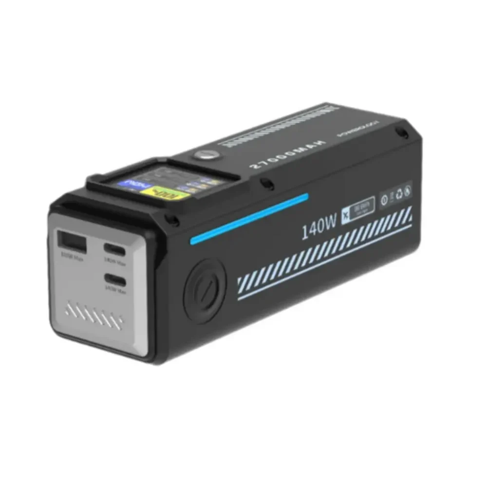 پاوربانک ۱۴۰ واتی ۲۷۰۰۰ میلی آمپر پاورلوژی Powerology 140W Dual Channel Smart Battery Display Power Bank with Colorful LED 27000mAh - تصویر 6