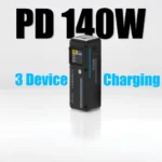 پاوربانک ۱۴۰ واتی ۲۷۰۰۰ میلی آمپر پاورلوژی Powerology 140W Dual Channel Smart Battery Display Power Bank with Colorful LED 27000mAh - تصویر 3