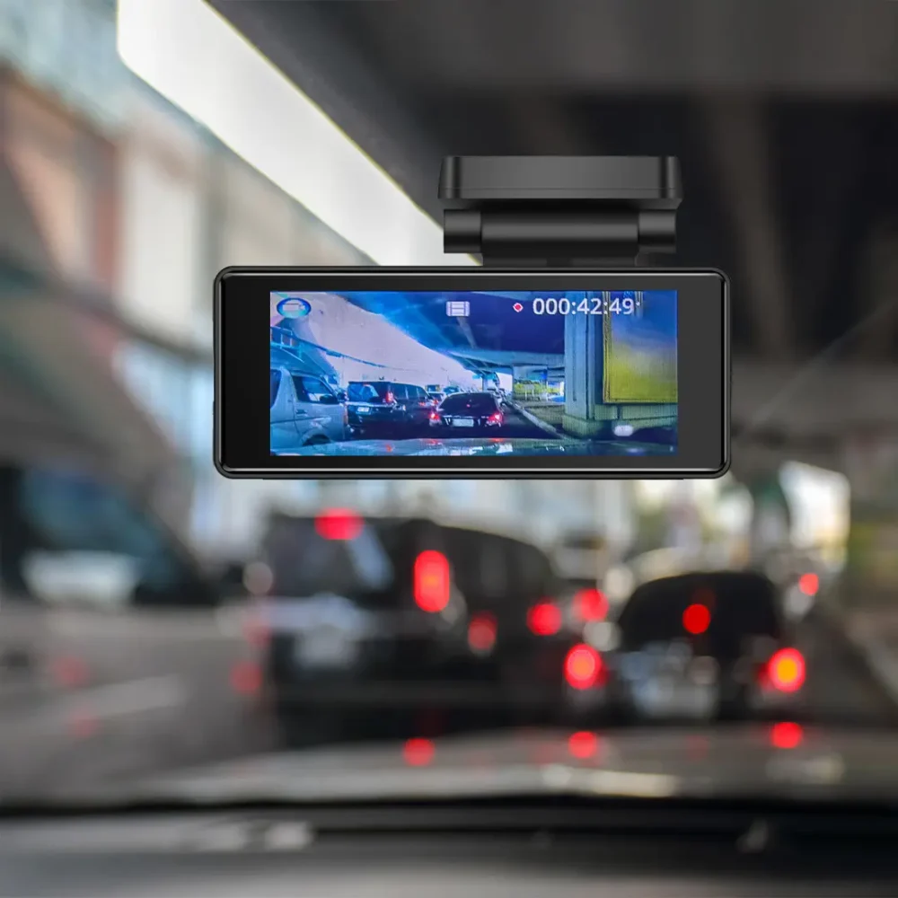 دوربین ثبت وقایع (دشکم) جلو و عقب پاورلوژی Powerology 3.16" IPS Bullet Head Dash Camera with Front 2K and Rear 1K resolution - تصویر 4