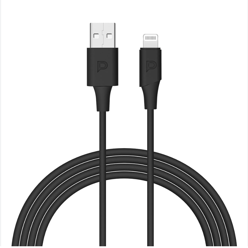9904781238090 Powerology MFI Lightning to USB-A TPE Jacket Over-Molded Cable 1.2 Meter