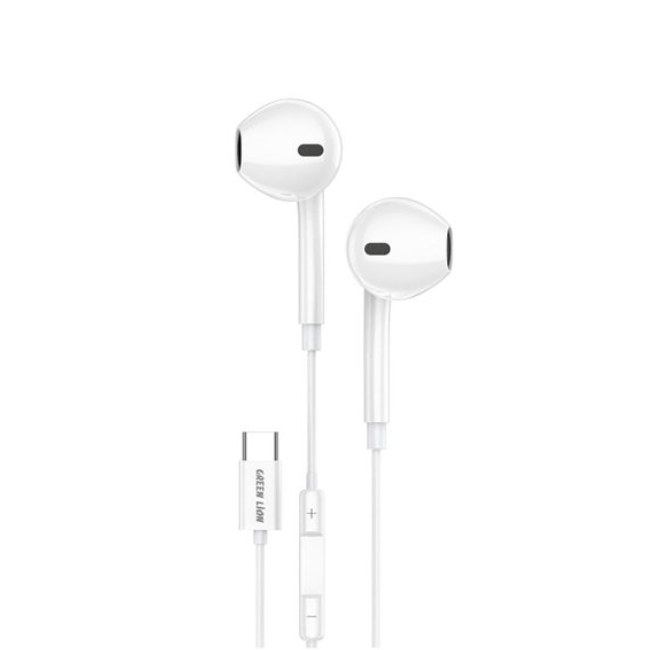 green lion stereo earphone type-c 6935100177762