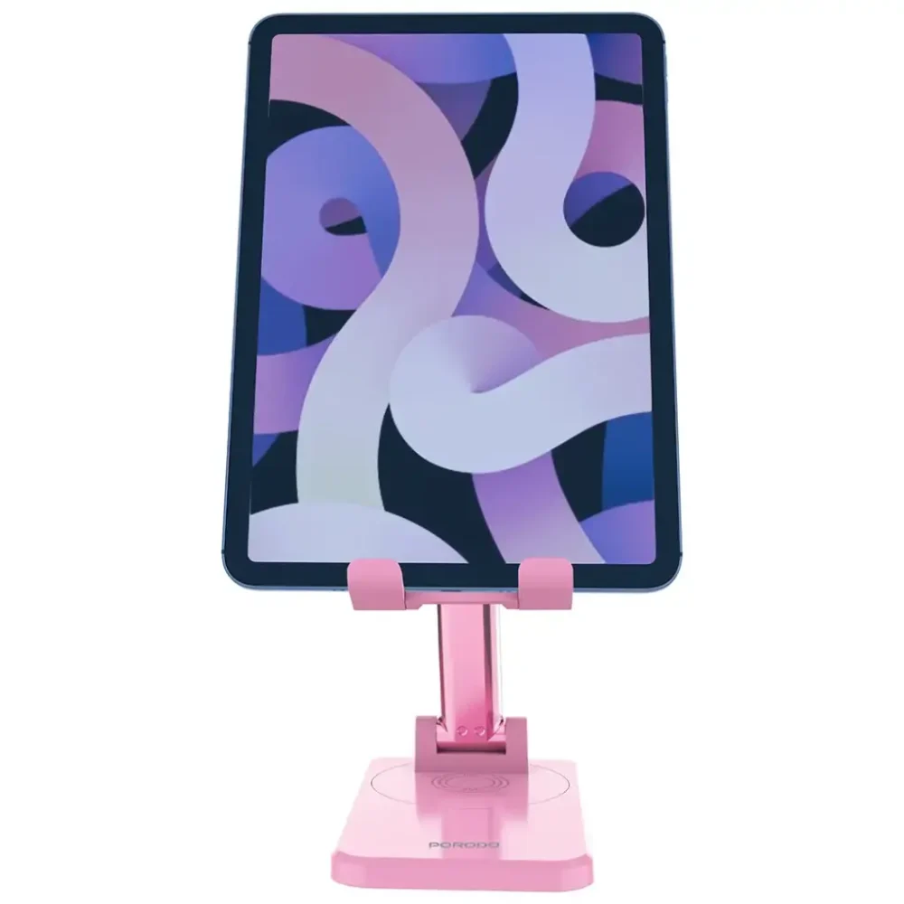 پایه نگهدارنده موبایل و تبلت با چرخش ۳۶۰ درجه پرودو Porodo Desktop Phone & Tablet Stand Adjustable Telescopic Rod - تصویر 3
