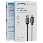 Powerology Zinco Series USB-A to USB-C