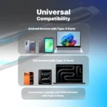 کابل تایپ سی به تایپ سی ۶۰ وات پاورلوژی Powerology Zinco Series USB-C to USB-C - تصویر 8