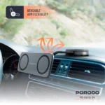 هولدر نگهدارنده ۲ تایی موبایل پرودو Porodo Vacuum & Adhesive Magnetic Car Mount - تصویر 8