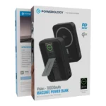 پاوربانک وایرلس ۱۰ هزار پاورلوژی Powerology Vision - Qi2 10000mAh MagSafe Power Bank