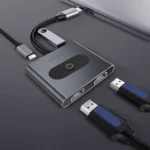 هاب تایپ سی ۴ کاره پارولوژی Powerology 4-In-1 USB-C Multi-Function Hub - تصویر 2