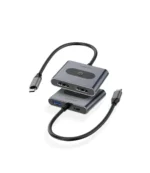 هاب تایپ سی ۴ کاره پارولوژی Powerology 4-In-1 USB-C Multi-Function Hub