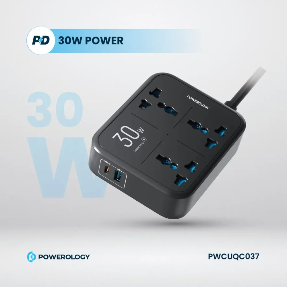 چندراهی برق هوشمند پاورلوژی Powerology Power Strip 3250W - تصویر 16
