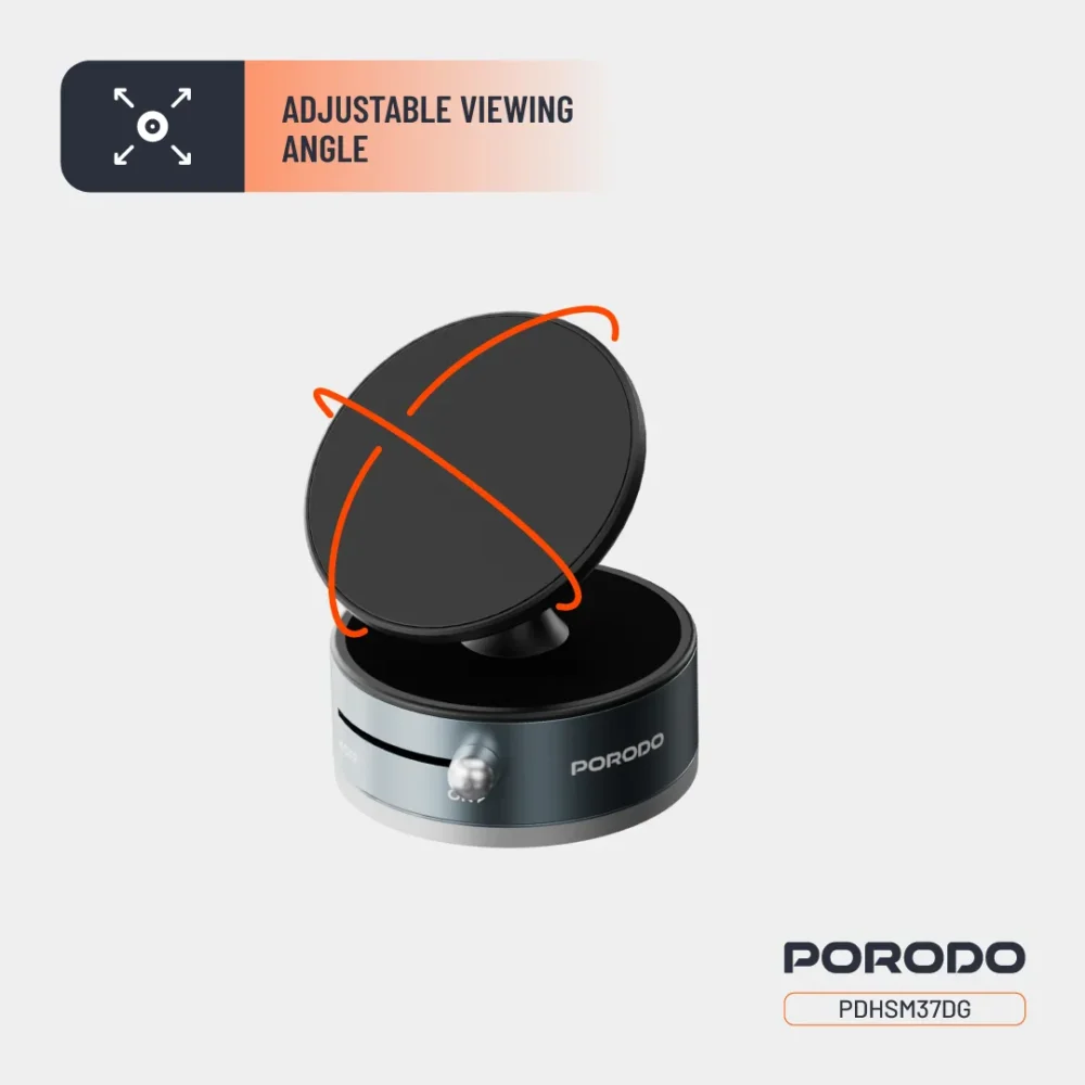 هولدر چندکاره وکیومی مگ سیف پرودو Porodo Multi-Surface MagSafe Phone Mount - تصویر 4