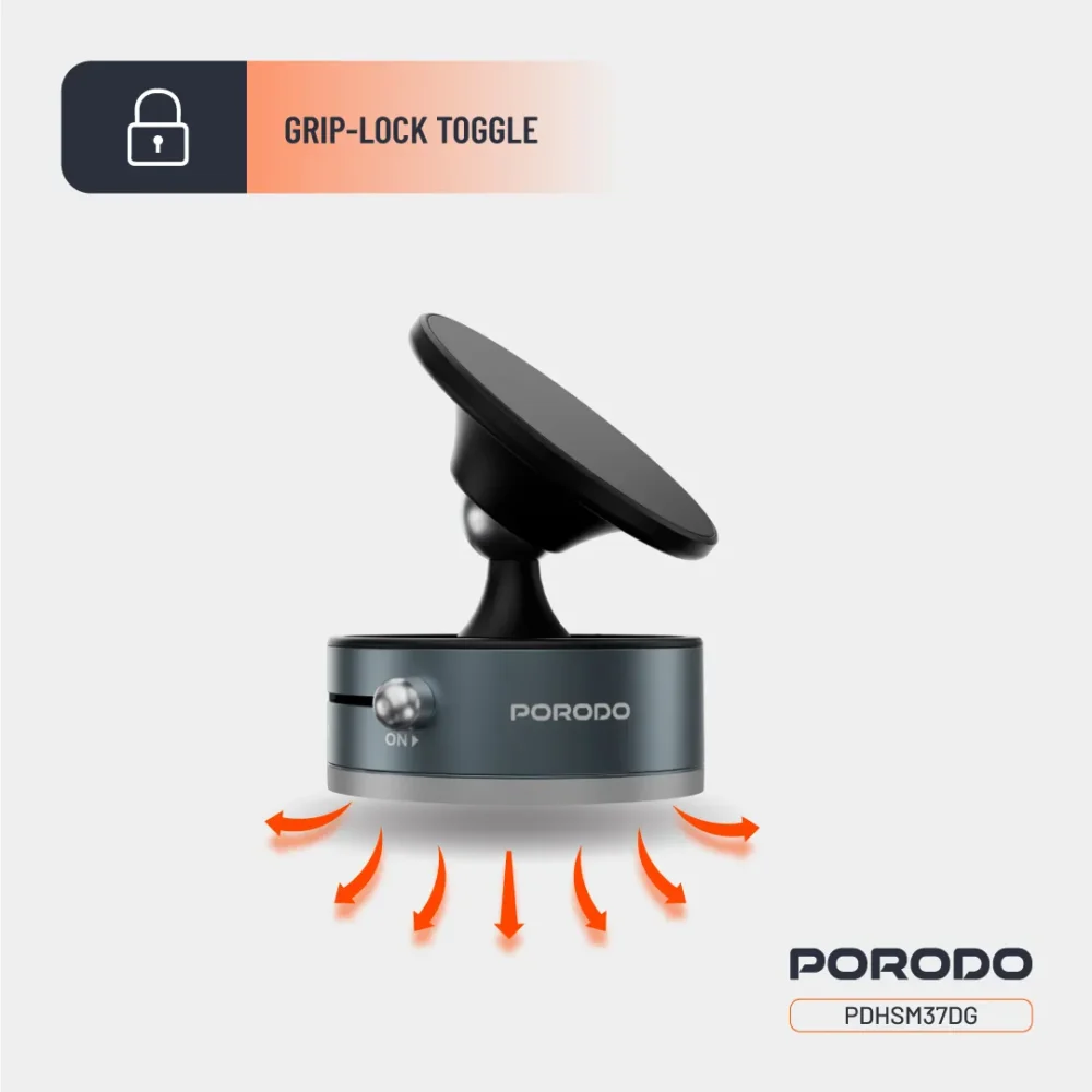 هولدر چندکاره وکیومی مگ سیف پرودو Porodo Multi-Surface MagSafe Phone Mount - تصویر 3