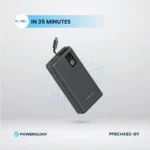 پاوربانک ۶۵ وات ۲۰ هزار پاورلوژی Powerology Aluminum 20000mAh Power Bank - تصویر 6