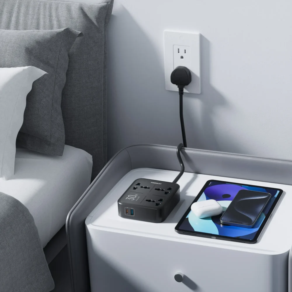 چندراهی برق هوشمند پاورلوژی Powerology Power Strip 3250W - تصویر 3