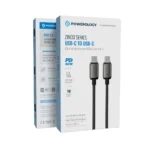 کابل تایپ سی به تایپ سی ۶۰ وات پاورلوژی Powerology Zinco Series USB-C to USB-C - تصویر 4
