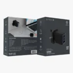 آداپتور ۳ پورت ۶۵ وات لولو Levelo Vero GaN Double Port Adapter 65W - تصویر 2
