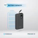 پاوربانک ۶۵ وات ۲۰ هزار پاورلوژی Powerology Aluminum 20000mAh Power Bank - تصویر 4