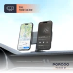 هولدر نگهدارنده ۲ تایی موبایل پرودو Porodo Vacuum & Adhesive Magnetic Car Mount - تصویر 9