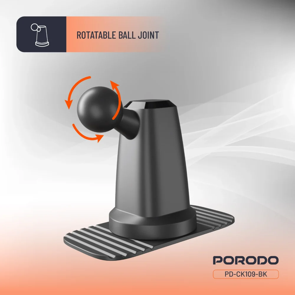 هولدر نگهدارنده ۲ تایی موبایل پرودو Porodo Vacuum & Adhesive Magnetic Car Mount - تصویر 6