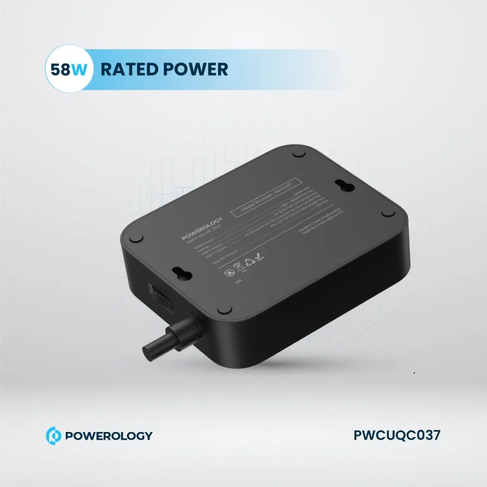 چندراهی برق هوشمند پاورلوژی Powerology Power Strip 3250W - تصویر 12