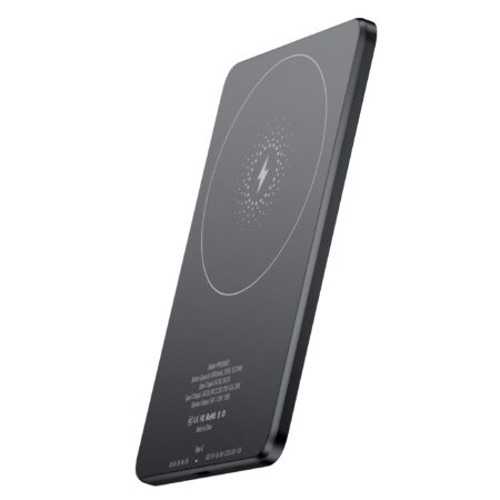 پاوربانک ۵۰۰۰ بی سیم فوق نازک پاورلوژی Powerology Ultra-Thin 5000mAh MagSafe Power Bank