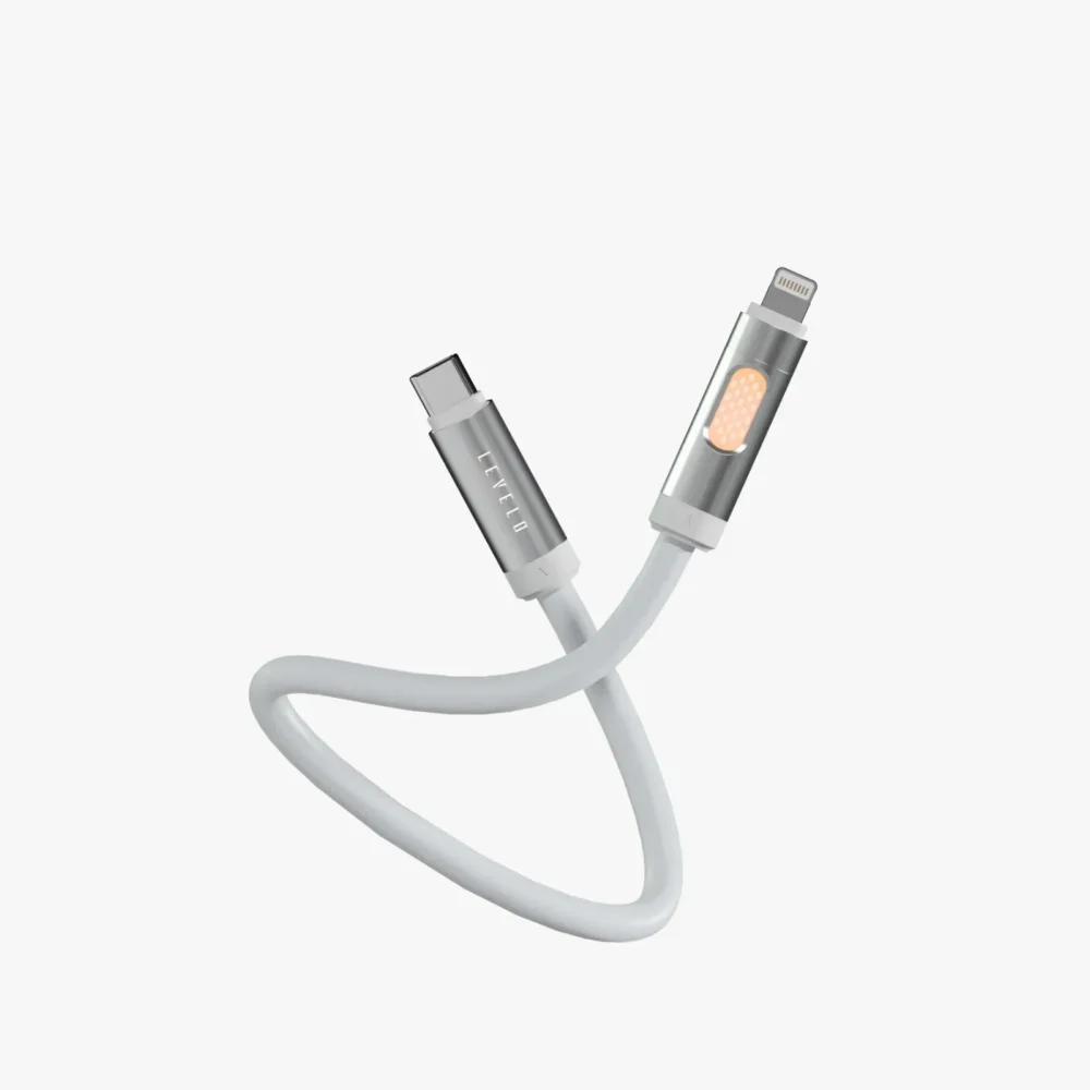 LEVELO ESSENCECORD TYPE-C TO LIGHTNING 1.2M 27W CABLE WITH AROMA - WHITE