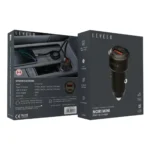 LEVELO NORI MINI 60W CAR CHARGER - GUN GREY