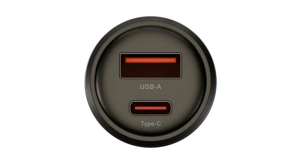 LEVELO NORI MINI 60W CAR CHARGER - GUN GREY